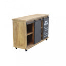 Mobile Edmond 123x41x74 h cm in Legno Marrone