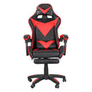 Sedia da Gaming 135x67 cm in PU Rosso e Nero