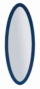 Specchio da Muro Oslo Blu 55x2x150 cm in MDF e Vetro e Specchio Blu      