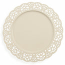 Set 6 Sottopiatti in Metallo Traforato Ø 32cm Villa d'Este Colors Crema
