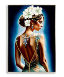Dipinto su Tela Laccato Isabel con Cornice 72x4x102 cm in Pino e Tela e Plastica      