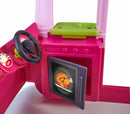 Casetta Gioco per Bambini Food Truck 130x108xh 134,5 h cm in Plastica Multicolor