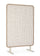 Paravento da Esterno 120x50x180h cm in Alluminio e PP Babilo Pelican e Beige