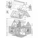 Casetta Gioco per Bambini in Legno Maia 161x248x218 h cm in Legno