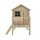 Casetta Gioco per Bambini in Legno Pollon 174x155x212 h cm in Legno