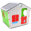 Casetta Gioco per Bambini Village 140x108x115 h cm in Plastica Multicolor