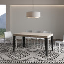  Tavolo Allungabile 160-264x90x77 cm Flame Cashmere Telaio Antracite
