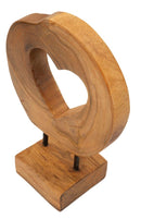 Scultura Hasi 20x10x28 cm in Teak Riciclato         