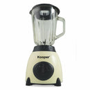Frullatore Elettrico 500W Bicchiere 1,5 Litri 2 Velocità Kooper Avorio