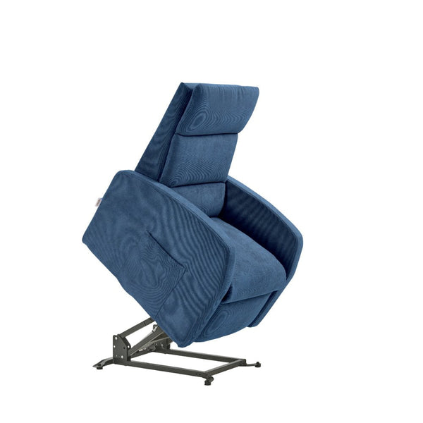 prezzo Poltrona Alzapersona Elettrica 2 Motori 72x111x86 cm Martina in Microfibra Dispositivo Medico 1 Celeste