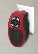 Stufa Stufetta da Parete 500W Display LCD Kooper Pluggy Rosso