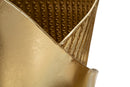 Porta Vasi Flosty Tris 39x42x75 cm - 32x32x55 cm - 25x25x35 cm in Ferro Oro      