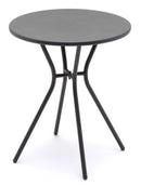 Tavolino da Giardino Ø60x70 cm in Ferro Taddei Taby Grigio Scuro