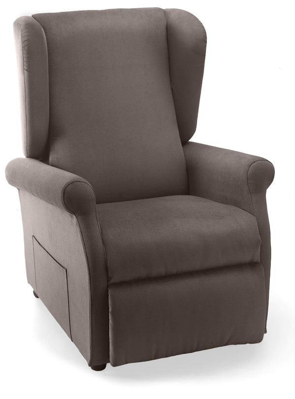 online Poltrona Alzapersona Elettrica 2 Motori 75x107x84 cm in Tessuto Dispositivo Medico 1 Grigio