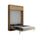 Letto Matrimoniale a Scomparsa Salvaspazio Kentaro H250 cm Marrone