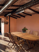 Set 2 Sedie da Giardino 58x60x92h cm con Braccioli Mali Piegh