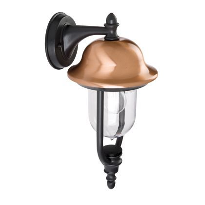 Lampada Applique in Basso Colore Grigio e Rame per Esterno Linea Mini Rustica Sovil acquista