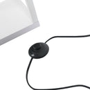 Lampada da Terra 26x26x160 cm E27 40W con Mensole in MDF Bianca