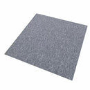 Set 20 Quadrotte di Moquette 50x50 cm 5mq in Grigio Platino