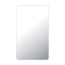Specchio Contenitore Anta Sinistra 50x13x85 cm 2 Ripiani in Nobilitato Montegrappa Bianco