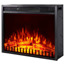 Camino Elettrico da Incasso 47,5x66x18 cm Effetto Fiamma 1500W Vienna 26 Nero