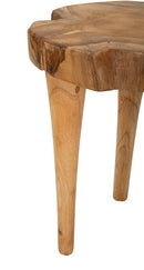 Sgabello Kursi Ø35x45 cm in Teak Riciclato      