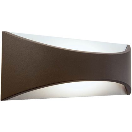 Lampada Applique Grande Riflettente 12W a Led Cob Colore Marrone per Esterno Linea Moon Sovil acquista