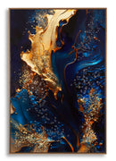 Stampa su Tela Laccata con Cornice Andromeda 60x4x90 cm in Pino e Tela e Plastica      