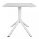 Tavolo Jarvis 70x70x75 h cm in Polipropilene Bianco