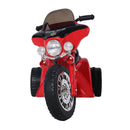 Moto Elettrica Polizia per Bambini 6V Police Rossa 