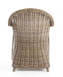 Poltrona con Cuscini Martin New Naturale in Fibre Naturali