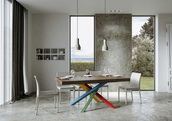 Tavolo 160x90x77 cm Volantis Fix Noce sconto