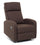 Poltrona Relax Reclinabile Manuale in Tessuto Marrone