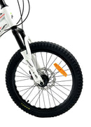 Bicicletta Mountain Bike per Bambini Unisex 20" MTB Phoenix 7V in Acciaio Bianco