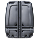 Base per Ombrellone da Giardino Ø50 Riempibile 50-60 kg 2 Ruote in HDPE 60x80x16 cm 