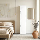 Libreria 40x35x180 cm Scaffalatura Moderna 5 Ripiani in MDF Bianco      