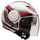 Casco Jet per Scooter Visiera Lunga CGM Chicago 129G Bianco Varie Misure