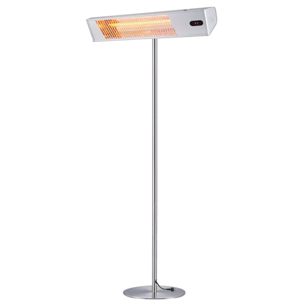 Stufa da Esterno Lampione Riscaldatore ad Infrarossi su Palo 2000W Sined Acciaio Inox acquista