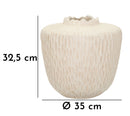 Vaso Shade Ø35x32,5 cm in Mgo Crema      