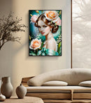 Dipinto su Tela Laccato Fantasy con Cornice 72x4x102 cm in Pino e Tela e Plastica      