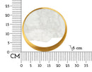 Lampada da Muro Marble 24x6x24 cm in Marmo e Ferro Oro e Marmo      