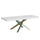 Tavolo Allungabile 160/264x90x77 cm Volantis Premium Bianco Frassino