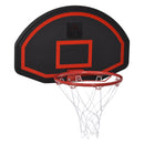 Canestro da Basket da Parete 71x45x47 cm con Tabellone Nero