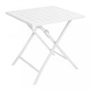 Tavolo Alabama 70x70x73 h cm in Alluminio Bianco