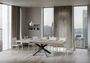 Tavolo Allungabile 180-284x90x77 cm Volantis Cashmere Telaio Antracite 