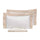 Set Lenzuola Sopra Sotto e Federe Bordi in Raso Garrini Eveline Avorio/Beige Varie Misure