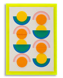 Stampa su Tela Pop Art con Cornice 50x3,3x70 cm in Pino e Tela e Plastica      