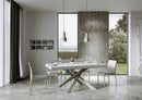 Tavolo Allungabile 180-284x90x77 cm Volantis Bianco Frassino