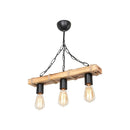 Lampada a sospensione Lagun  rustico industriale a 3 luci