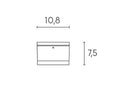 Applique Punto Luce da Esterno a LED 8W 4000K Sovil Bianco